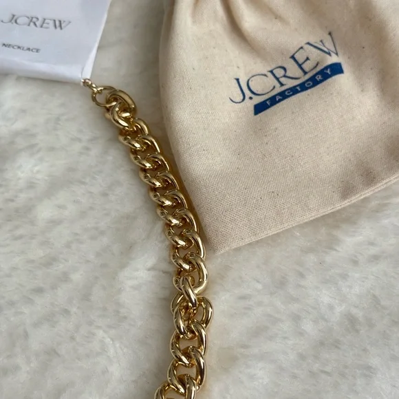 J. Crew Gold Necklace with Heart Charms - Picture 5 of 6
